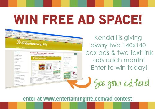 Entertaining Life - Ad Giveaway