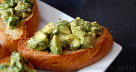 AvocadoBruschetta Photo courtesy of: Elle's New England Kitchen