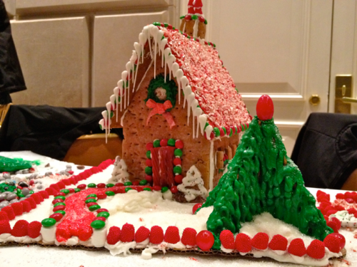 Our lovely gingerbread house! Our lovely gingerbread house!